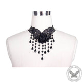 Black Rose Lace Gothic Choker | Gthic.com