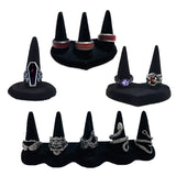Black Velvet Finger Ring Display Holder | Gthic.com