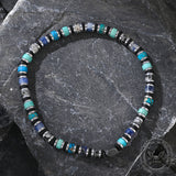 Bohemian Cylindrical Semi-Precious Stone Bracelet | Gthic.com