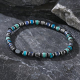 Bohemian Cylindrical Semi-Precious Stone Bracelet | Gthic.com