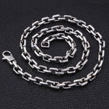 Cable Link Chain Sterling Silver Necklace | Gthic.com