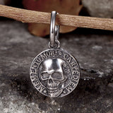 Carpe Diem Skull Stainless Steel Earrings