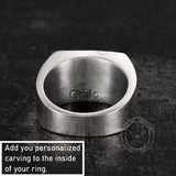 Tree of Life Valknut Viking Sterling Silver Triskele Ring