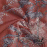 Casual Coconut Tree Print Short Sleeve Polo Shirt