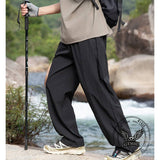 Casual Outdoor Quick-Drying Thin Drawstring Pants | Gthic.com