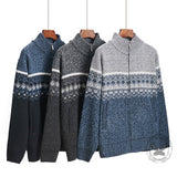 Casual Slim-Fit Turtleneck Knit Sweater Cardigan | Gthic.com