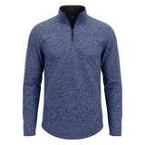 Casual Stand-Collar Stretch Knit Pullover Top
