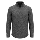 Casual Stand-Collar Stretch Knit Pullover Top