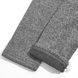 Casual Stand-Collar Stretch Knit Pullover Top
