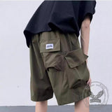 Casual Thin Breathable Multi-Pocket Cargo Shorts | Gthic.com