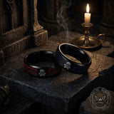 Celtic Knot Skull Stainless Steel Biker Band Ring | Gthic.com