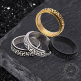 Celtic Knot Stainless Steel Spinner Ring
