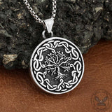 Celtic Knot Tree of Life Stainless Steel Pendant | Gthic.com