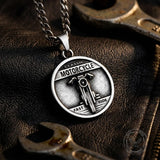 Classic Letter Motorcycle Stainless Steel Biker Pendant | Gthic.com