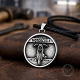 Classic Letter Motorcycle Stainless Steel Biker Pendant | Gthic.com