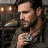 Classic Letter Motorcycle Stainless Steel Biker Pendant | Gthic.com