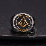 Classic Masonic AG Stainless Steel Religious Ring