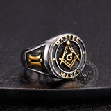 Classic Masonic AG Stainless Steel Religious Ring