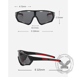 Colorful Full Frame UV-Proof Outdoor Cycling PC Sunglasses