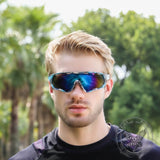 Colorful Full Frame UV-Proof Outdoor Cycling PC Sunglasses | Gthic.com