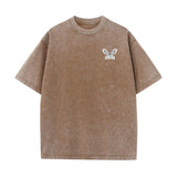 Multicolor Gthic Logo Vintage Washed T-shirt