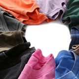 Multicolor Gthic Logo Vintage Washed T-shirt