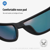 Colorful Outdoor UV-Proof Polarized PC Sunglasses
