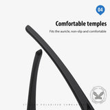 Colorful Outdoor UV-Proof Polarized PC Sunglasses