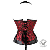 Court-Style Gothic 12 Steel-Boned Halter Corset
