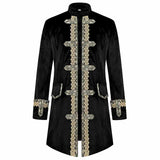 Court Medieval Stand Collar Retro Tuxedo Costume 02 | Gthic.com