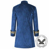 Court Medieval Stand Collar Retro Tuxedo Costume