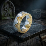 Creative Detachable Diamond Crown Stainless Steel Ring