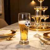 Bierkrug mit Totenköpfen aus Edelstahl und Kunstharz