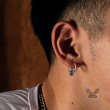 Creative Spider Stainless Steel Hoop Earrings | Gthic.com