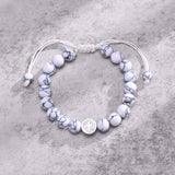 Cross Design Turquoise Adjustable Bead Bracelet 05 | Gthic.com