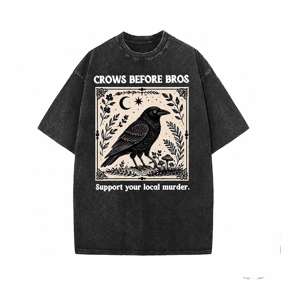 Tシャツ・アパレル CROWS Crows Before Bros Vintage Washed T-shirt – GTHIC