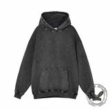 Dabbing Delight Raccoon Skull Vintage Washed Hoodie | Gthic.com