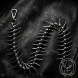 Dark Punk Skeleton Fishbone Spiked Alloy Pants Chain | Gthic.com