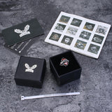 Dark Skull Zircon Brass Gothic Ring