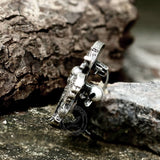 Death Head Moth Zinc Alloy Skull Brooch