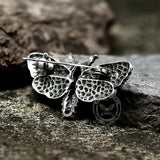 Death Head Moth Zinc Alloy Skull Brooch