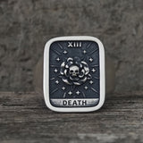 Death Major Arcana Tarot Sterling Silver Ring | Gthic.com