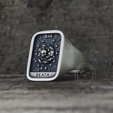 Death Major Arcana Tarot Sterling Silver Ring | Gthic.com
