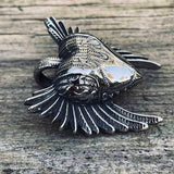 Devil Heart Wings Stainless Steel Pendant | Gthic.com