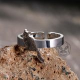 DIY Pet Photo Stainless Steel Lovely Open Animal Ring | Gthic.com