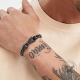 Domineering Dragon Byzantine Stainless Steel Nordic Bracelet | Gthic.com