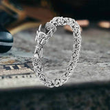 Domineering Dragon Byzantine Stainless Steel Nordic Bracelet | Gthic.com