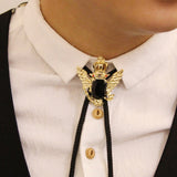 Double-Headed Eagle Alloy Cowboy Bolo Tie | Gthic.com