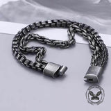 Double Chains Stainless Steel Bracelet