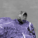 Dragon Scale Viking Runes Stainless Steel Stud Earrings | Gthic.com